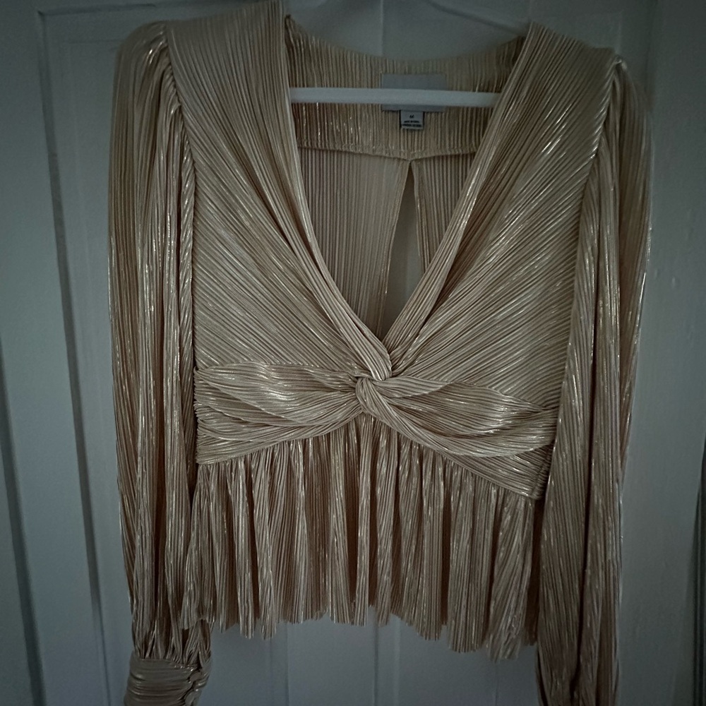 Sabina Musayev Gold Set (Top & Pants)